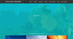 Desktop Screenshot of lemlunayresort.com